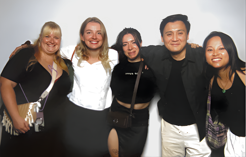Julie and her team of account managers working together